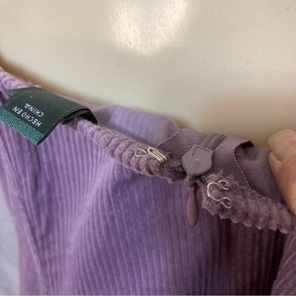 Wild Fable sleeveless mini corduroy dress Dark Mauve large - Picture 7 of 7